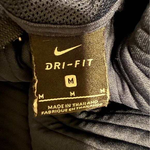 Nike Women's Dark Blue Ribbed Sweatshirt - Picture 3 of 3